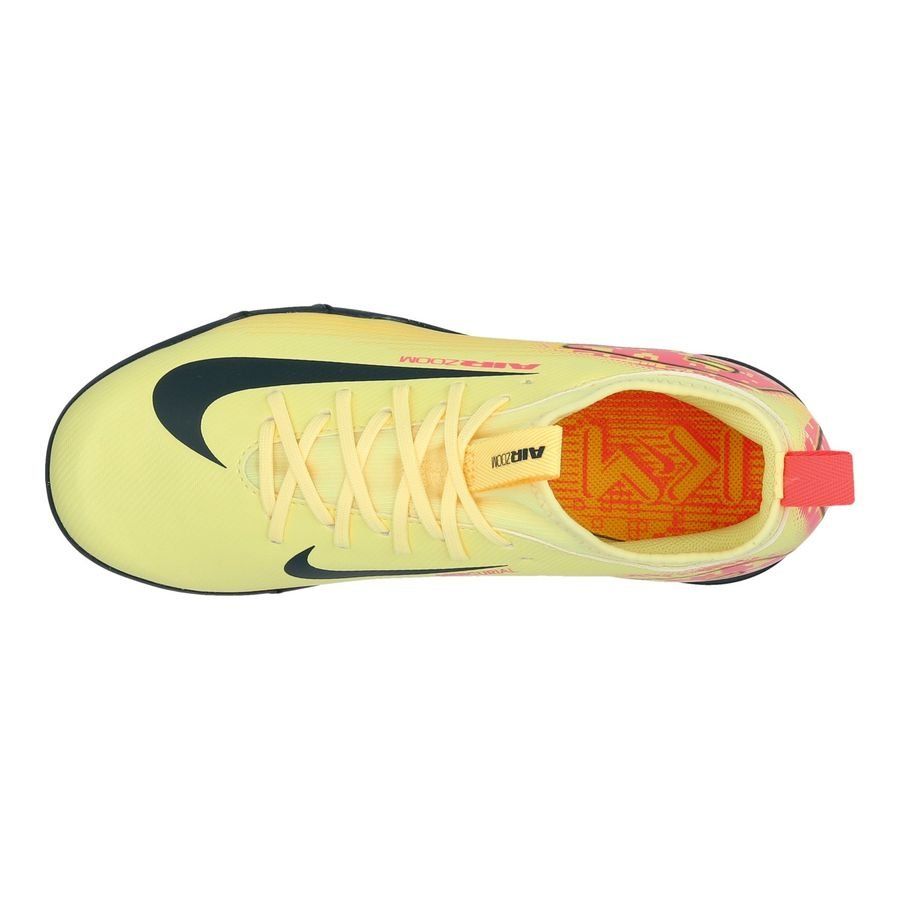 Nike Air Zoom Mercurial Vapor 16 Academy TF Mbappé Personal Edition - Orange/Bleu Enfant
