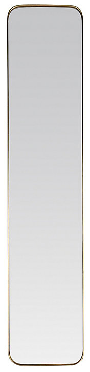 Miroir fin sur pied doré L.150 x l.30 cm Emde