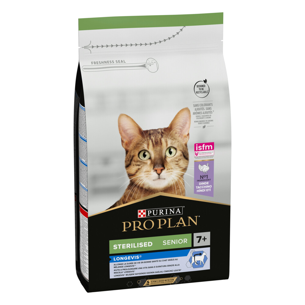 Pro Plan Senior 7+ Sterilised Longevis Kalkoen1,5 kg