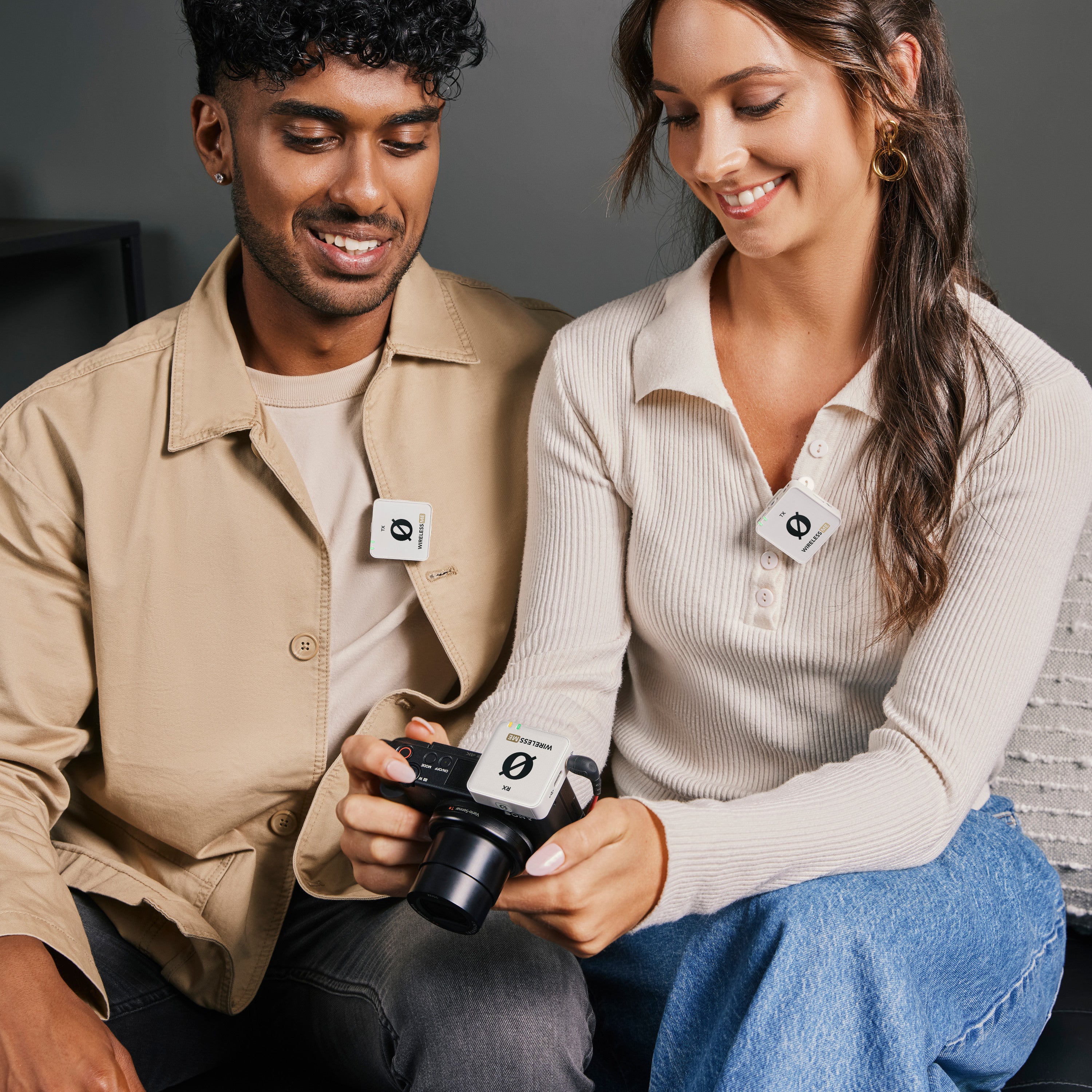 RØDE Wireless ME Dual draadloze dasspeldmicrofoon wit