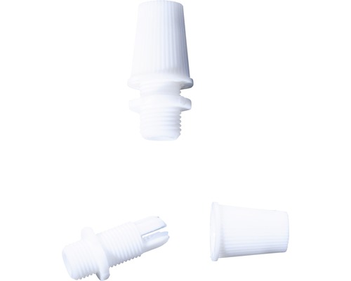 Trekontlasting met kabelwartel, wit, voor verlichting