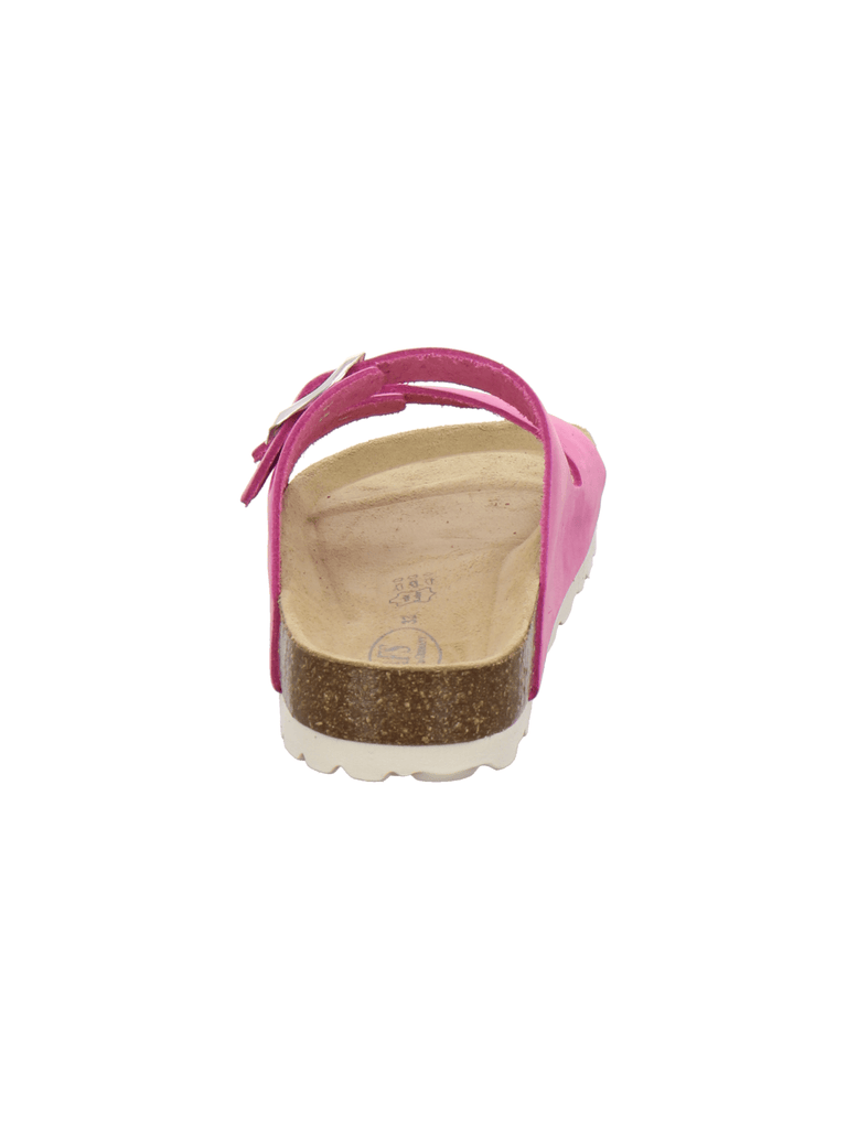 Mädchen Pantolette Zweischnaller fuchsia