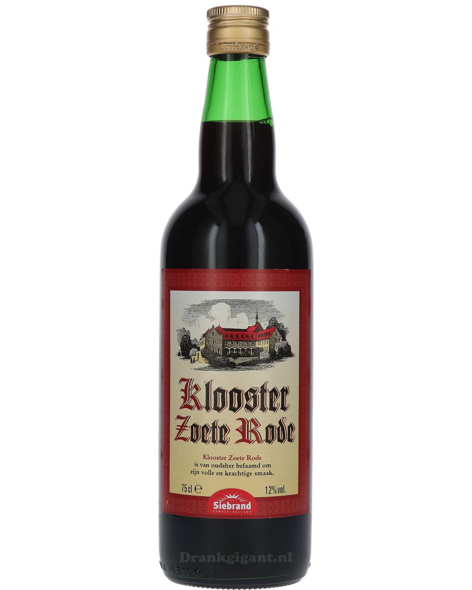 Klooster Zoete Rode 75 cl