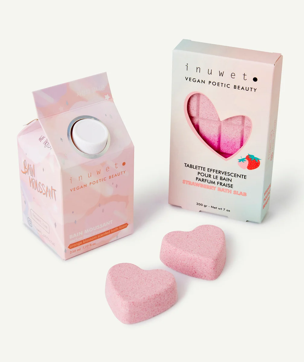 INUWETCOFFRET SPLASH BAIN FRAISE