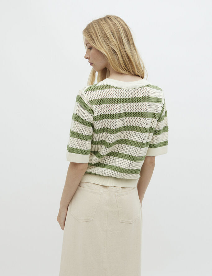 mbyM Neale-M Green sugar stripe