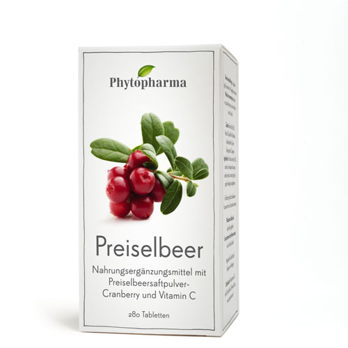PHYTOPHARMA Preiselbeer Tabl 280 Stk