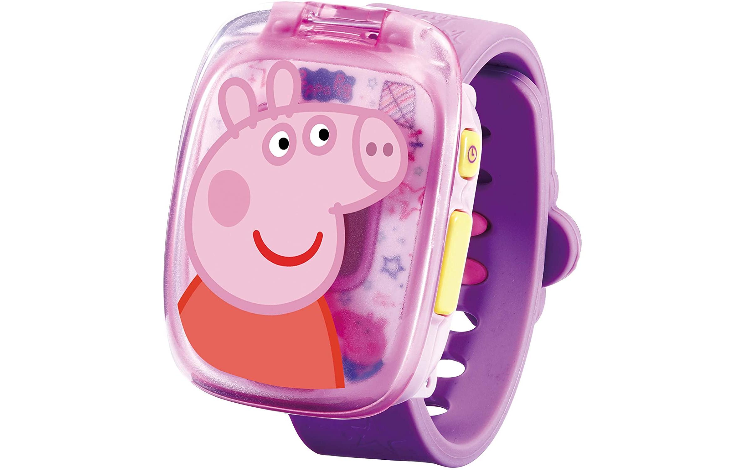 Smart Watch Peppas Lernuhr Rosa/ViolettKlassische Uhr mit Lerneffekt