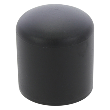HANDSON meubeldop rond zwart 25 mm 4 stuks