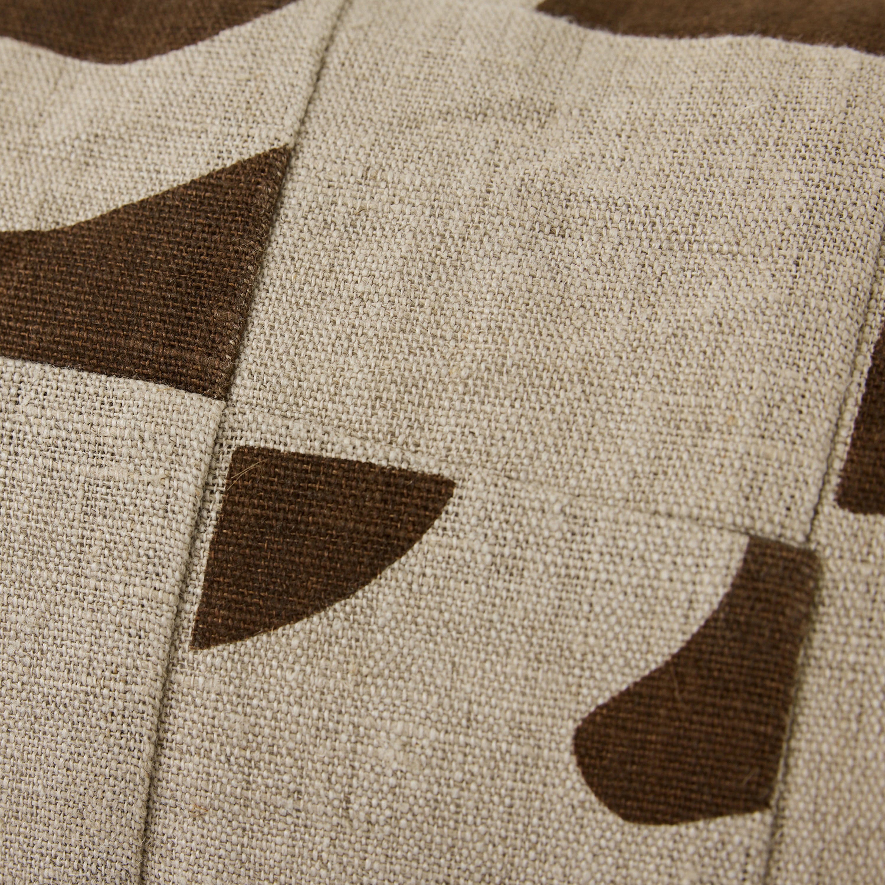 HKliving Natural Sierkussen 30 x 70 cm - Patched