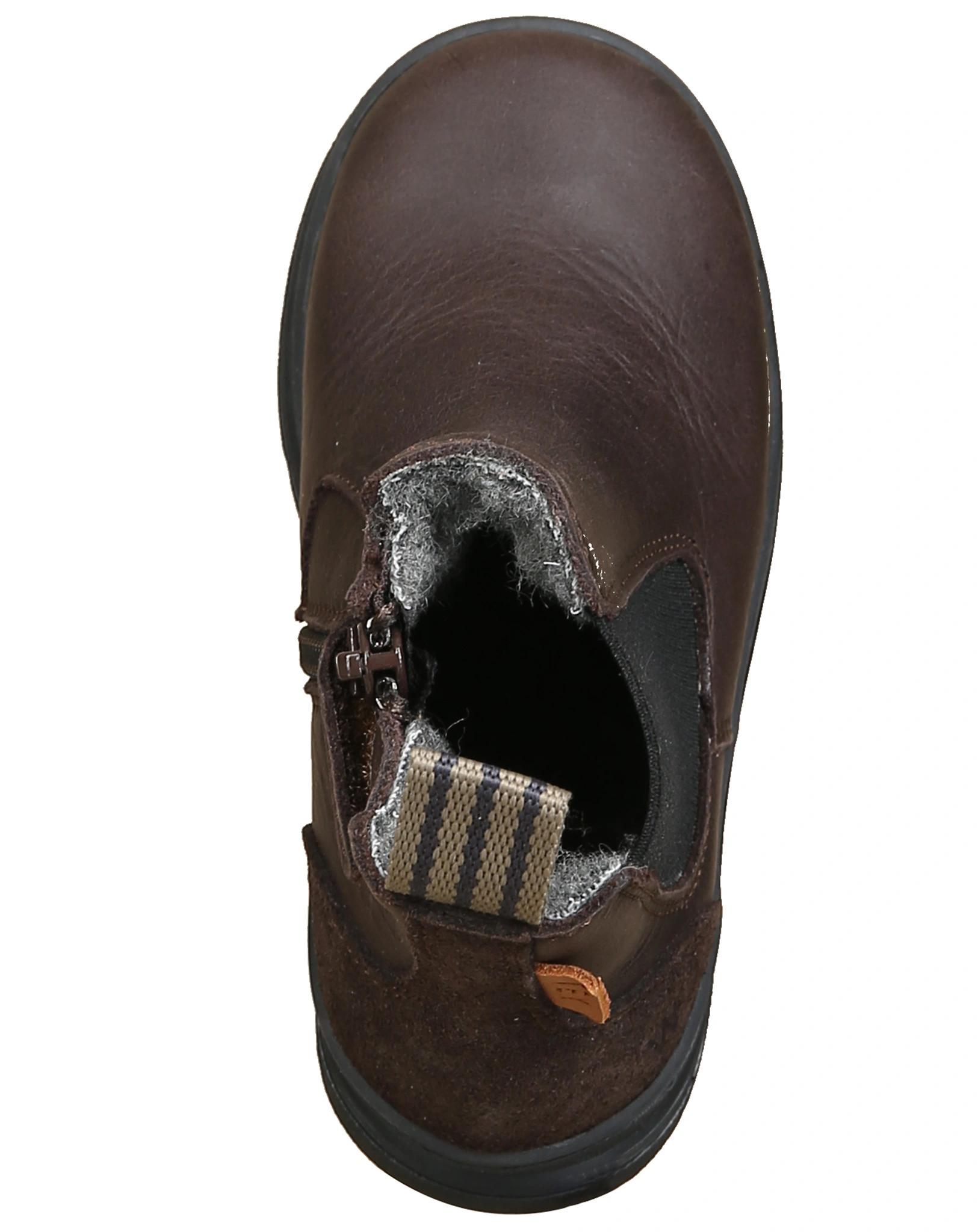 Chelsea-Boots CHAI WOOL TEX gefüttert in dark brown