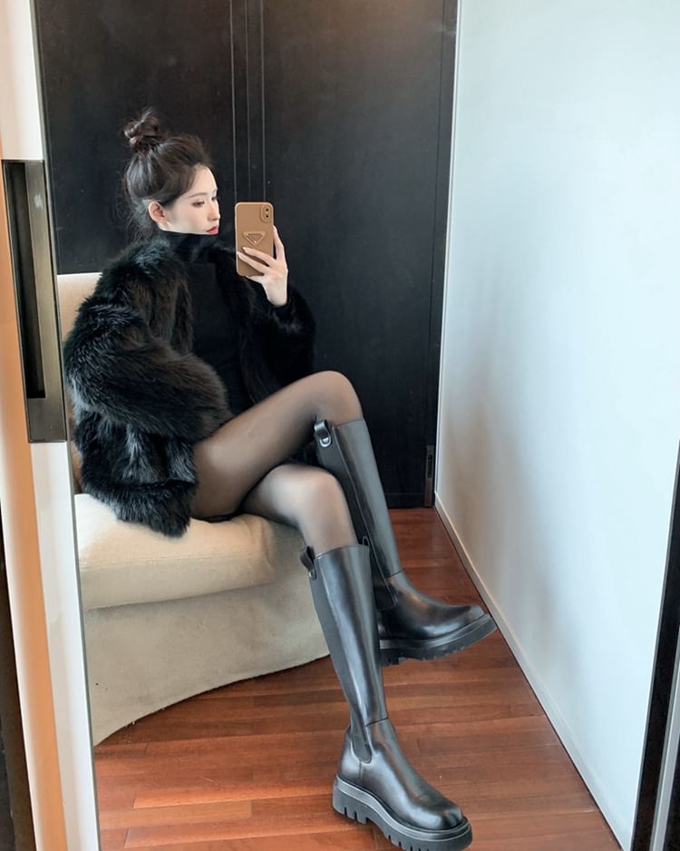 Miss Kekeli - Effen panty's / stijgbeugelleggings