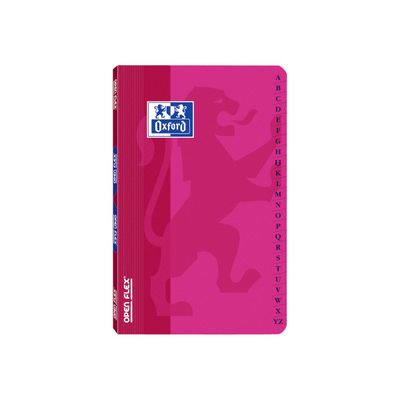 Oxford OpenFlex - Répertoire 11 x 17 cm - 96 pages - petits carreaux (5x5 mm) - disponible dans différentes couleurs
