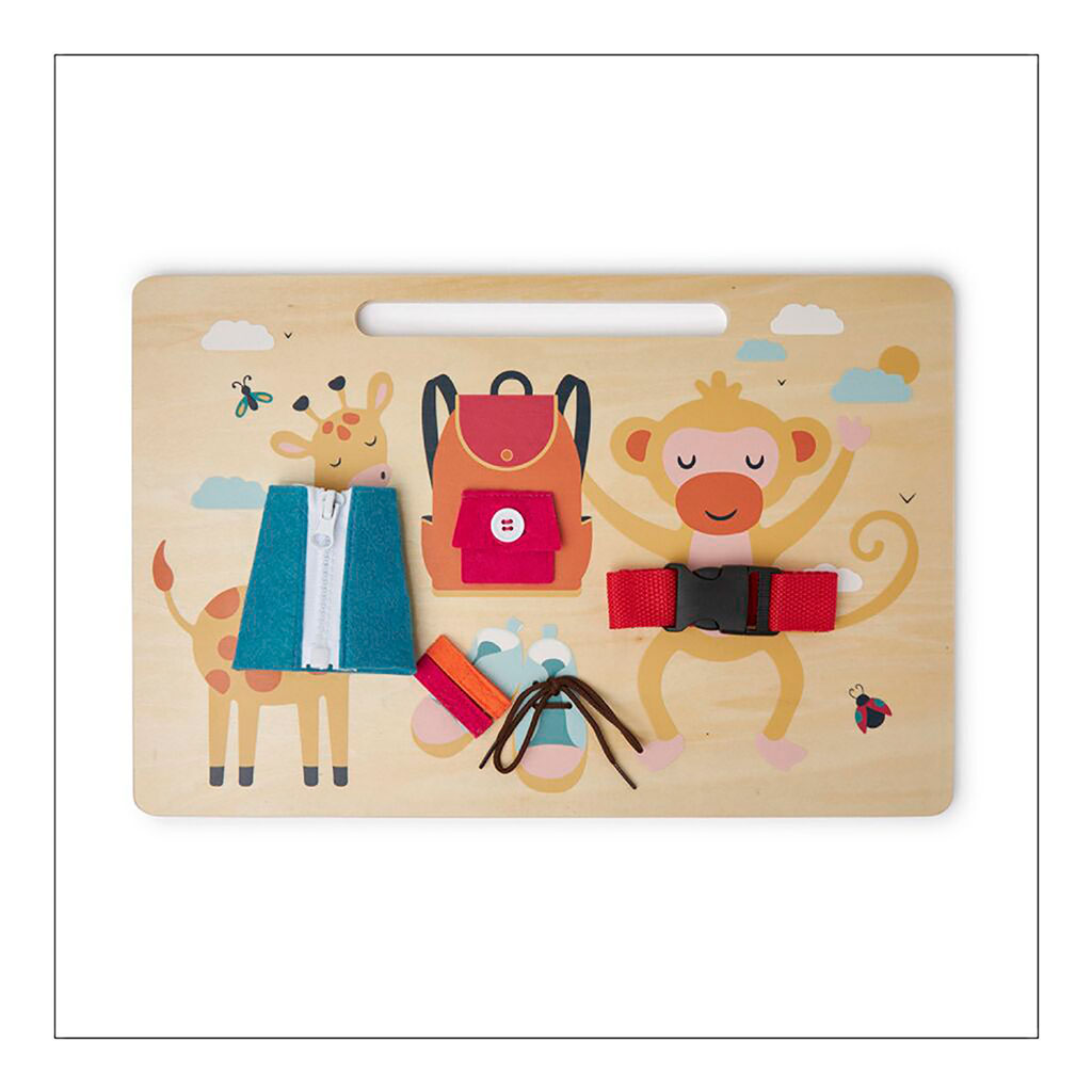 Panneau d'apprentissage en bois 38x24.7cm