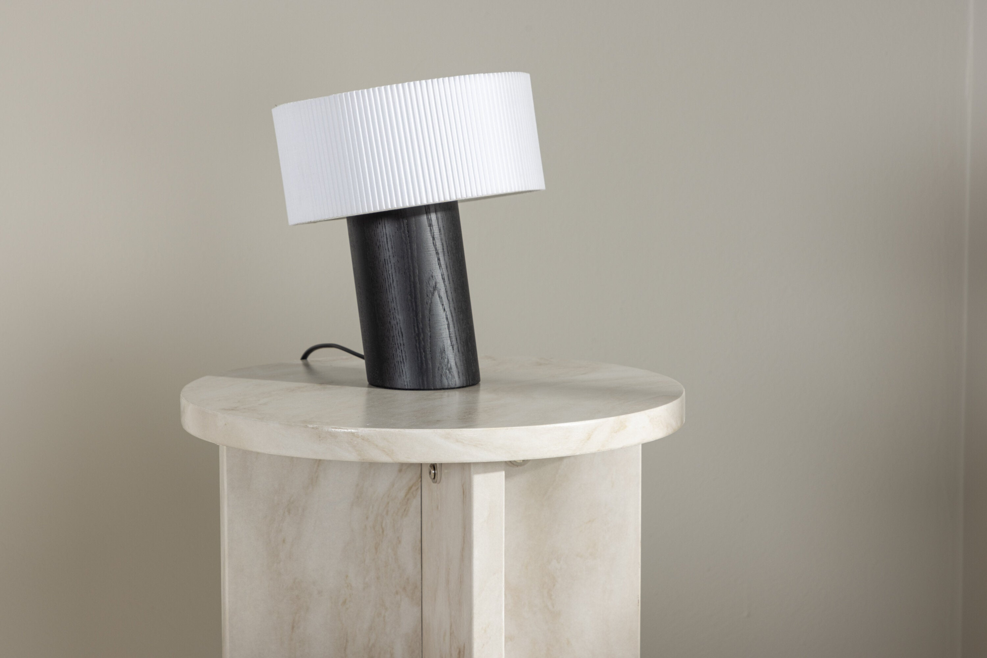 Kuopio Bijzettafel - ø40 cm - Marmer Look