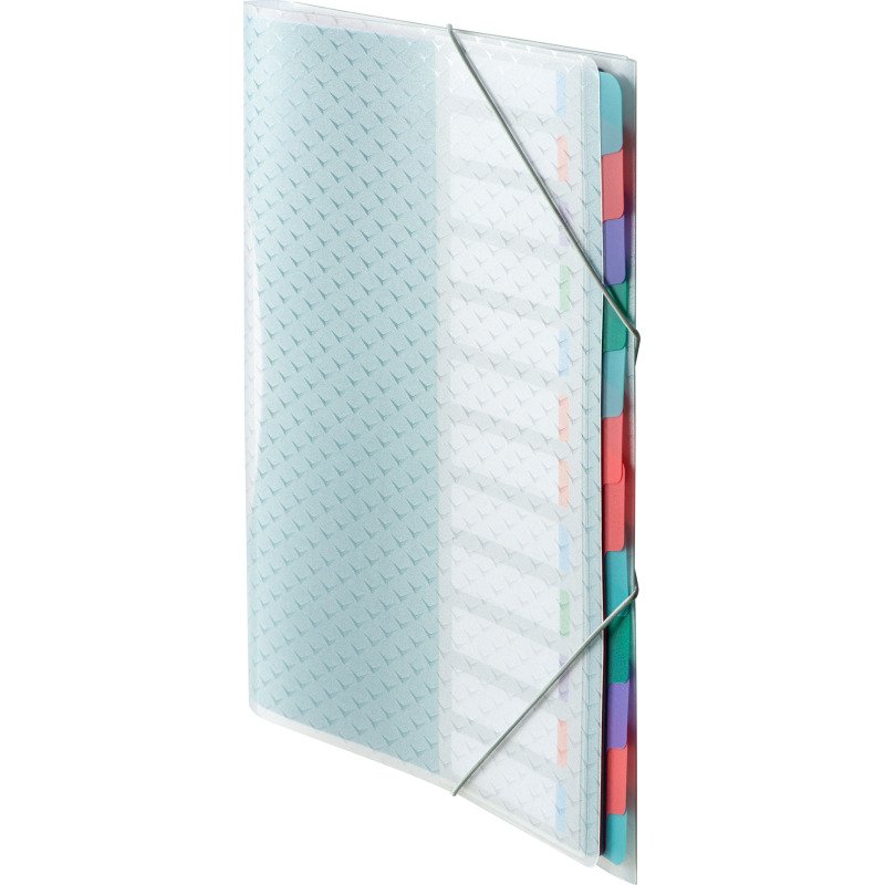 Trieur plastique Esselte Colour Breeze 12 divisions - A4