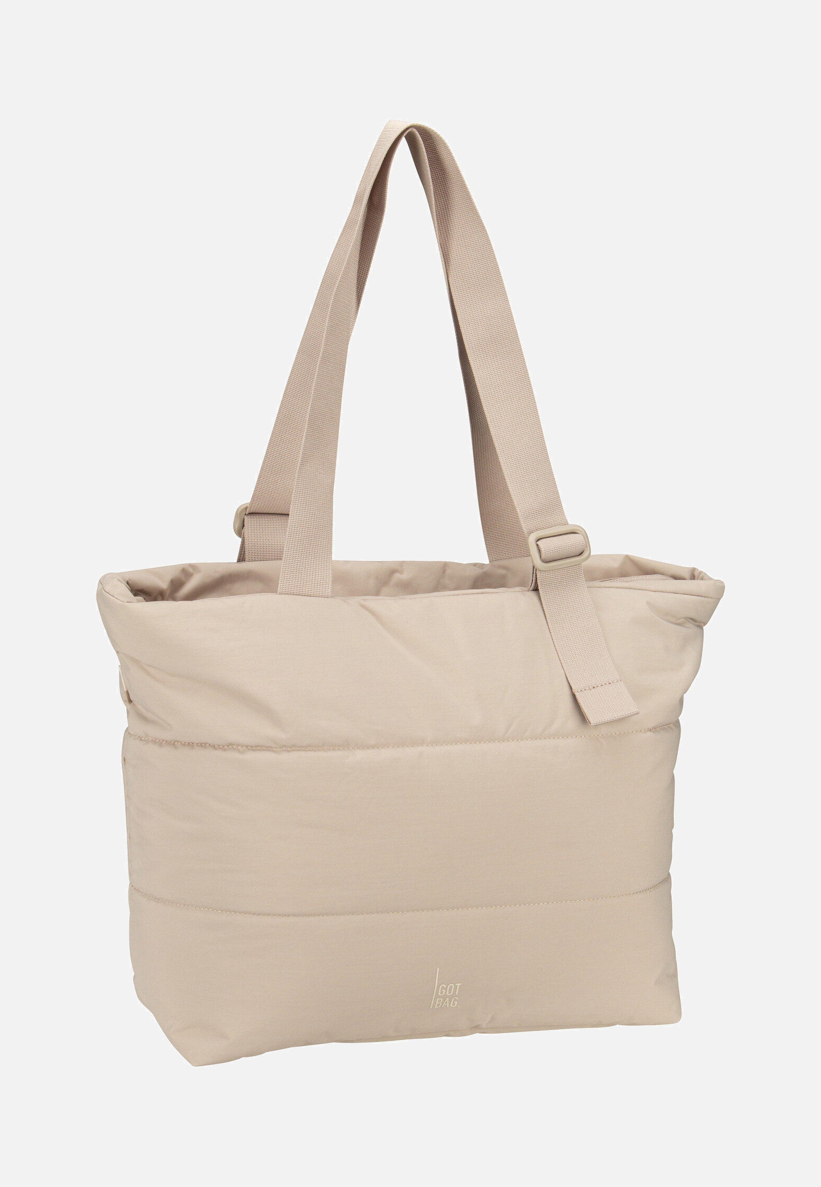Puffer Tote Bag Monochrome Scallop - Shopper
