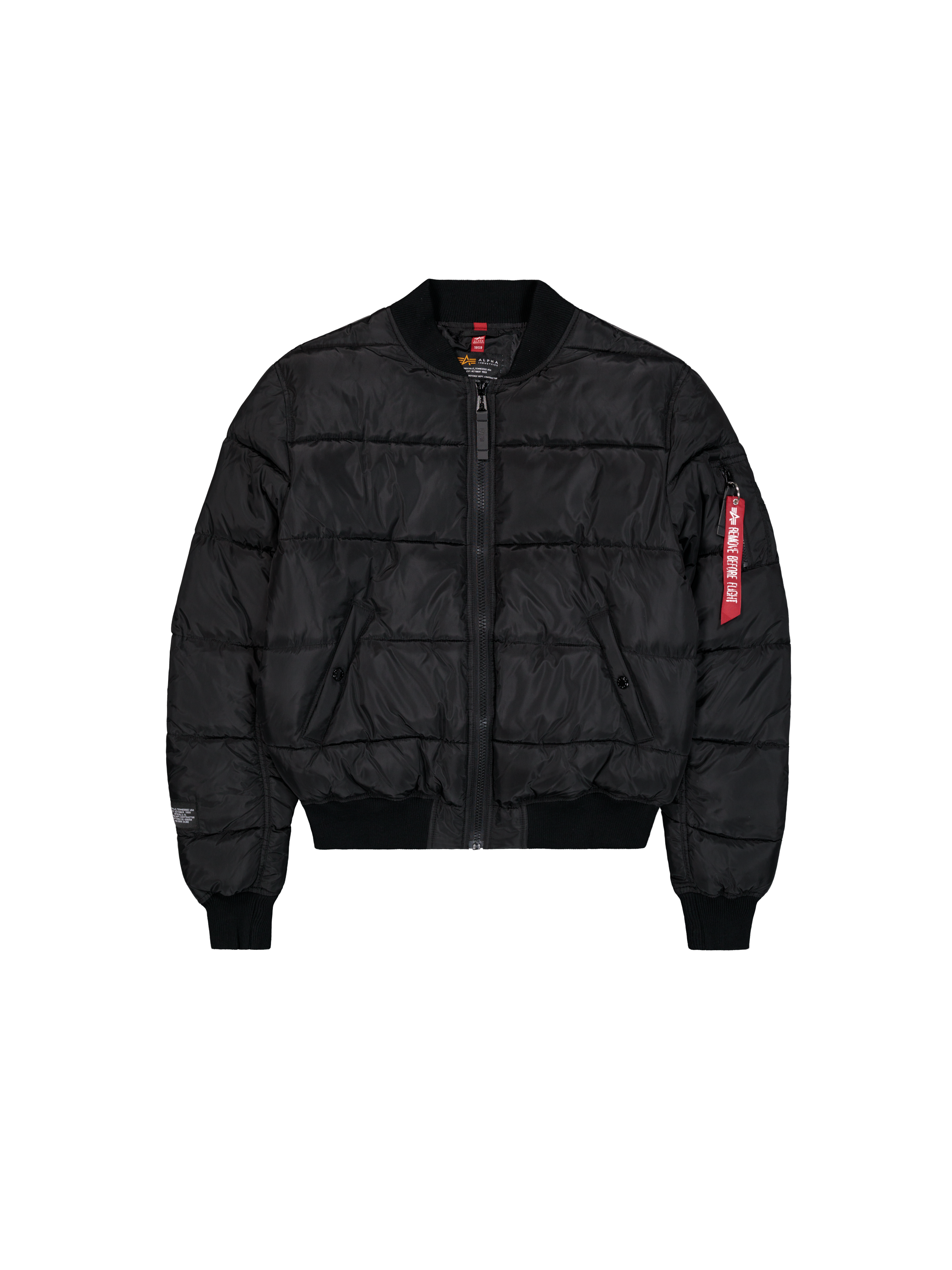 Alpha Industries Steppjacke »MA-1 Logo Puffer« ohne Kapuze