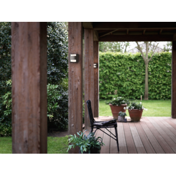 Philips wandlamp Grass antraciet