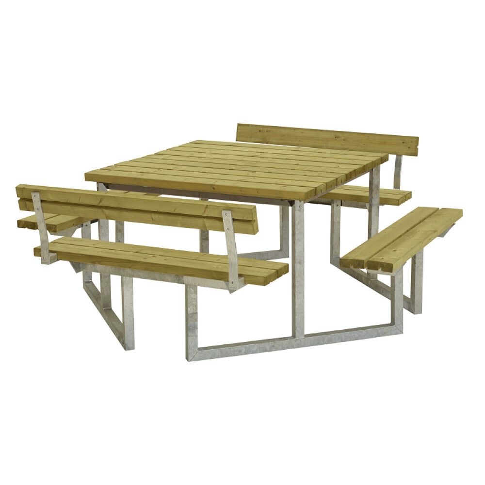BENKESETT PLUS TWIST MED 2 RYGGSTØTTER 204X227X76/45CM