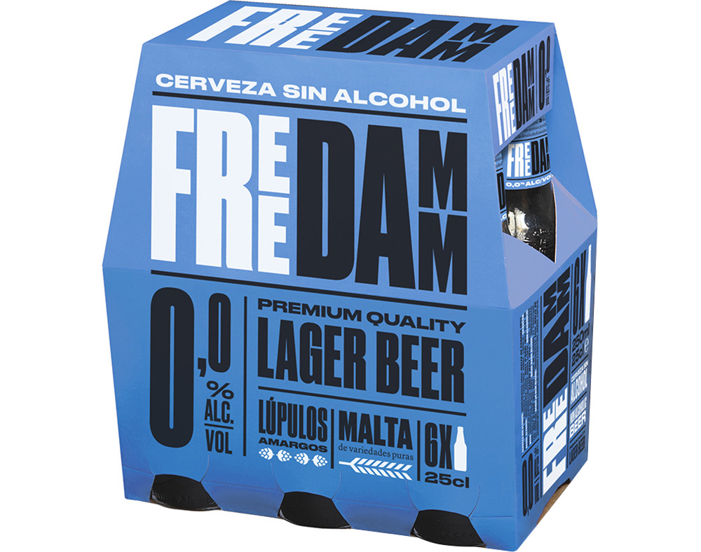 CERVEJA FREE DAMM SEM ÁLCOOL 6X0.25L