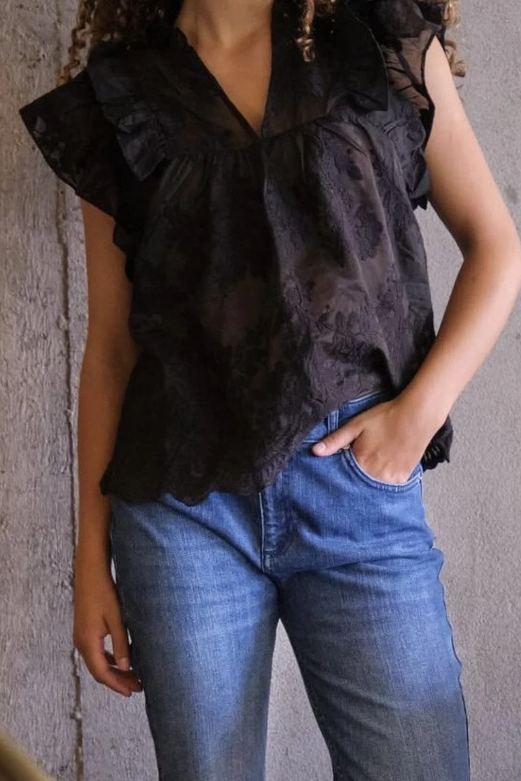 Neo Noir Georgina Denim Pants