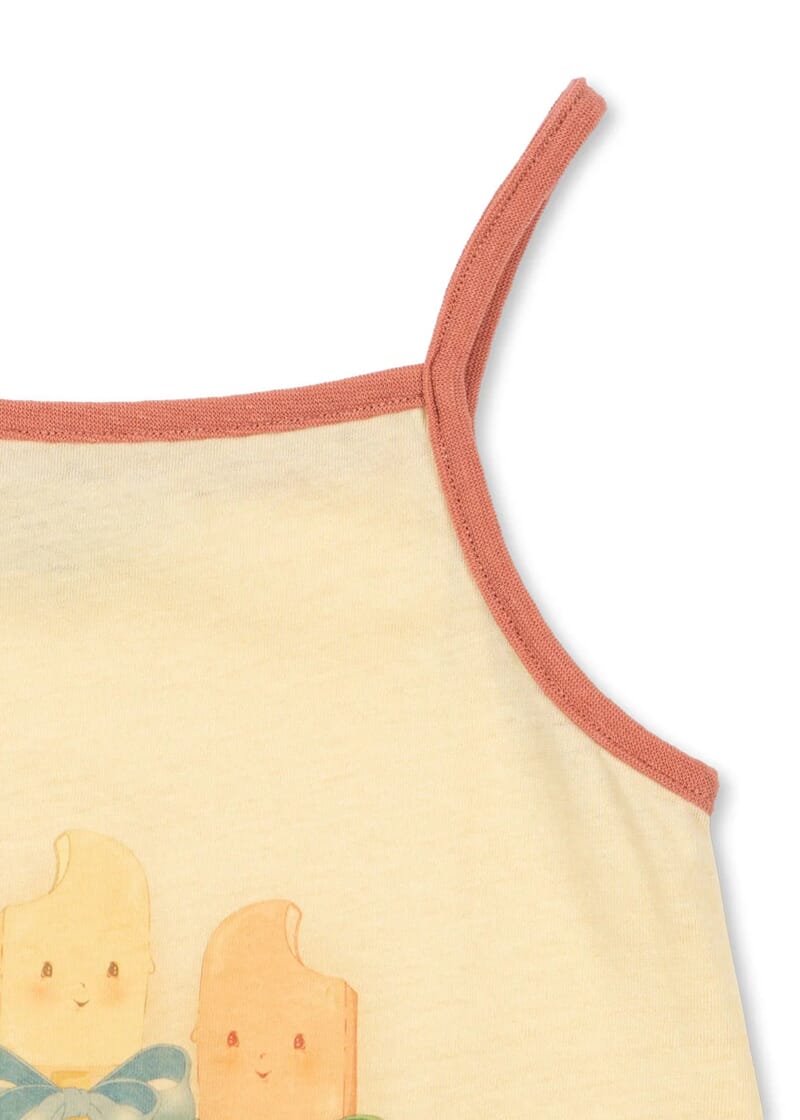 Era Strap Dress banana crepe - Konges Sløjd - Rumpetroll