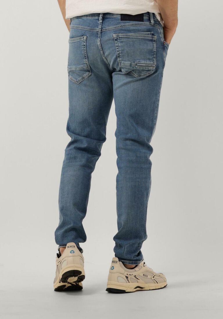 CAST IRON lichtblauwe cast iron slim fit jeans shiftback regular tapered medium indigo wash