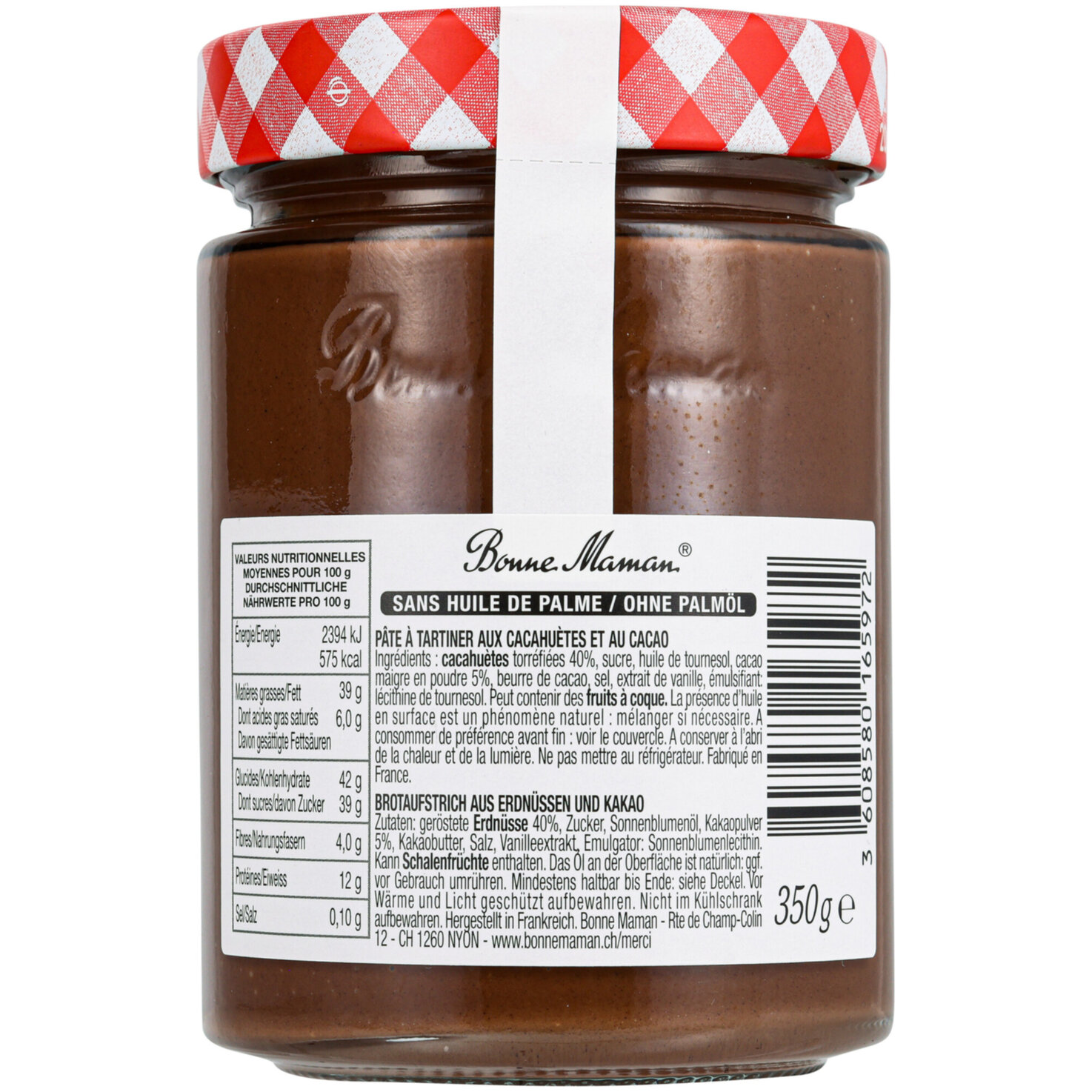 Bonne Maman Erdnüsse & Cacao