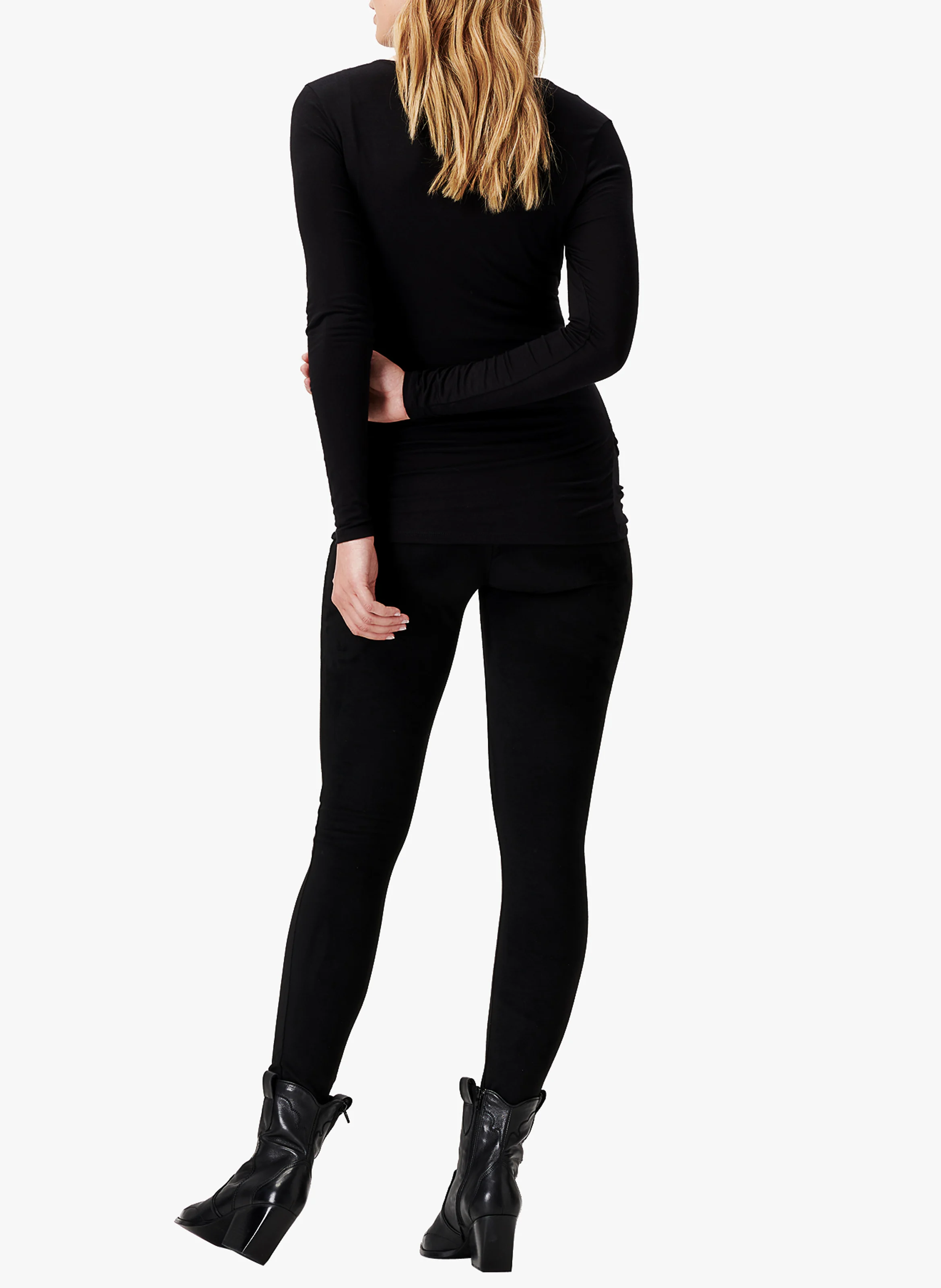 ODELLAL - T-shirt de grossesse à manches longues | Noir