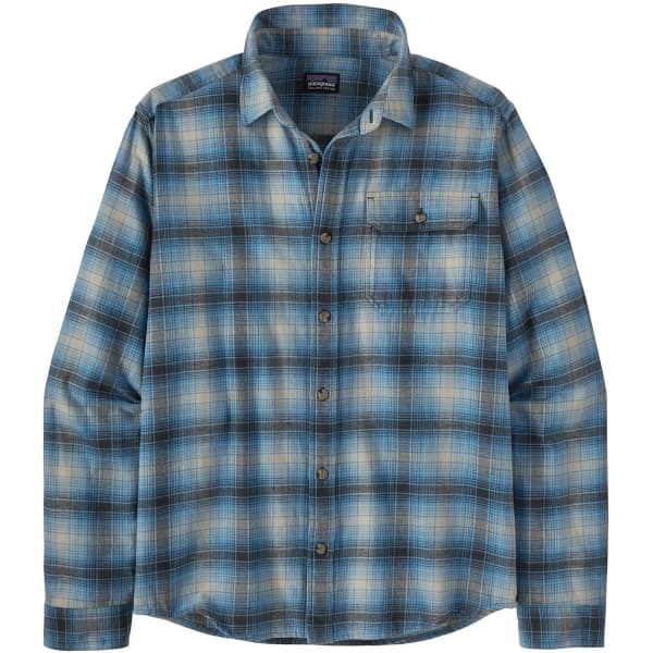 Chemise PATAGONIA M'S L/S LW FJORD FLANNEL SHIRT AVANT/BLUE BIRD