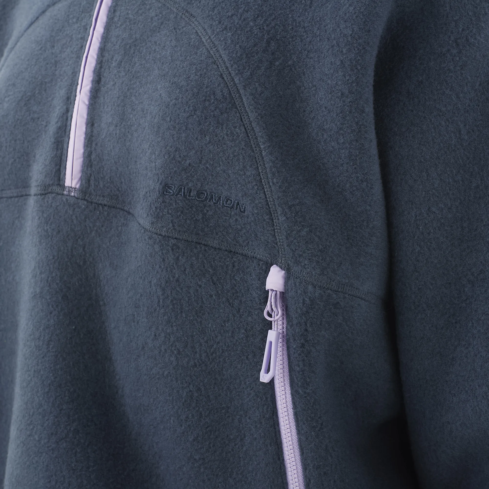 Salomon Chroma Fleece Crop W Blue Nights/