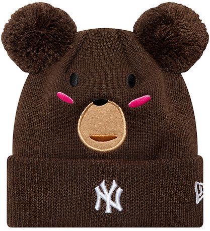 New Era Hue m. Dobbelt Kvast - Bj?rn - Strik - Beanie Neyyan - D
