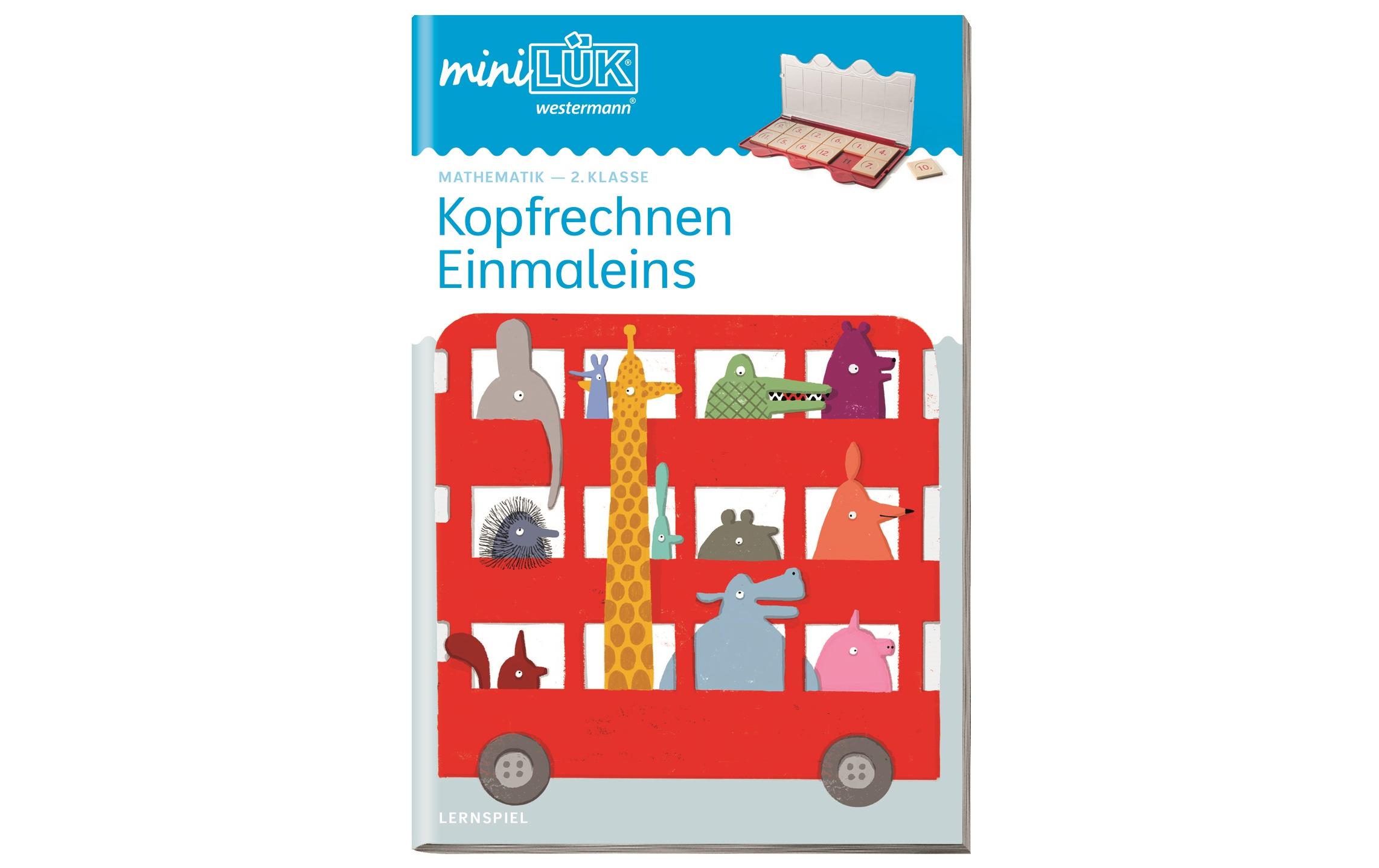 miniLÜK Kopfrechnen EinmaleinsMathematik Kinderlernhilfe 2. Klasse