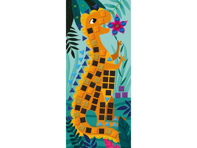 Janod Bastelset Dinosaurier Mosaik Kreativ-Set