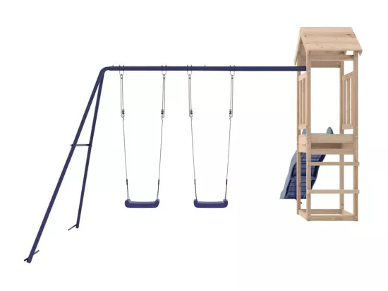 Aire de jeux d'extérieur bois de pin massif