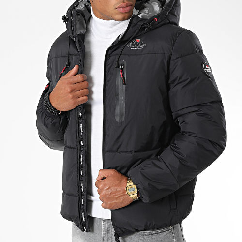 Doudoune Capuche Nepal Noir