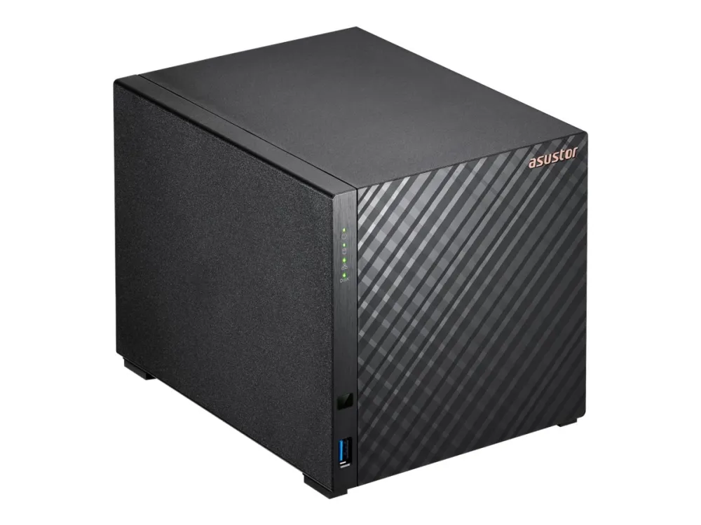 ASUSTOR Drivestor 4 AS1104T - NAS-server - 4 bays - SATA 6Gb/s - RAID RAID 0, 1, 5, 6, 10, JBOD - RAM 1 GB - 2.5 Gigabit Ethernet - iSCSI support