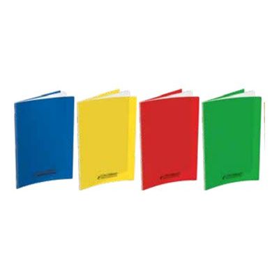 Conquérant Classique - Cahier polypro 24 x 32 cm - 48 pages - grands carreaux (Seyes) - disponible dans différentes couleurs