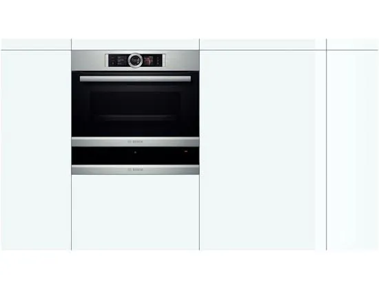 Bosch Serie | 8 BIC630NS1 - Varmeskuffe - til indbygning - niche - bredde: 56 cm - dybde: 55 cm - højde: 14 cm - rustfrit stål