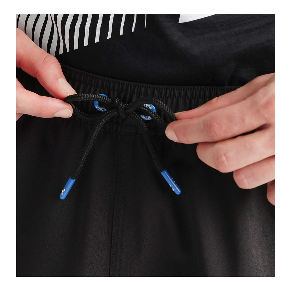 Arena ICONS TEAM STRIPE LOGO - Bermuda Homme black/white/blue diamond