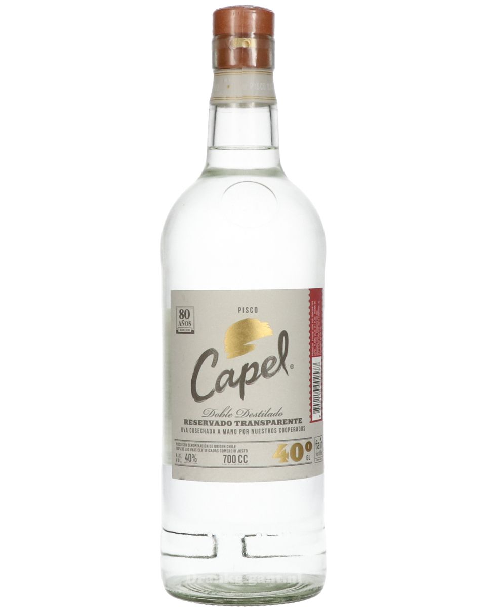 Capel Doble Destilado Reservado Transparente Pisco 70 cl