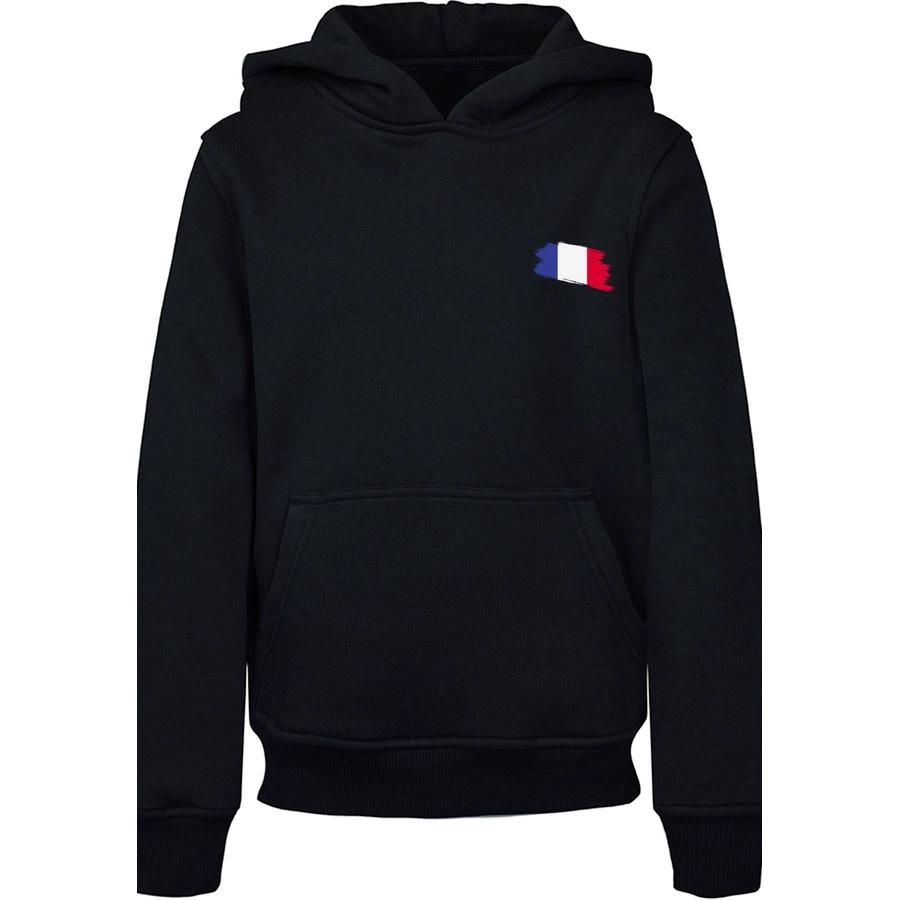 F4NT4STIC Hoodie France Frankreich Flagge Fahne schwarz