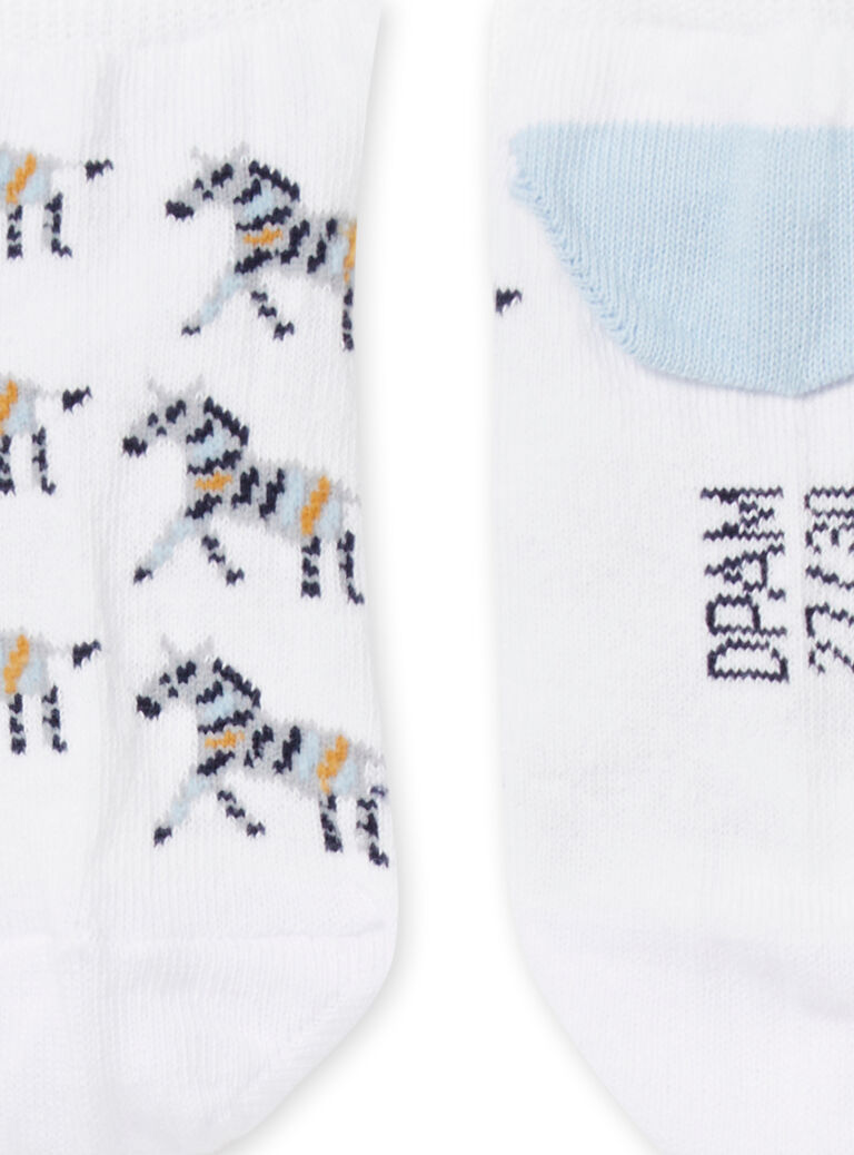 Chaussettes blanches enfant garçon