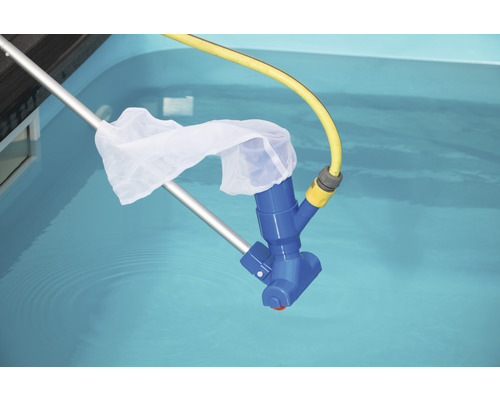 Planet Pool zwembadreinigingsset inclusief skimmernet, paal, zwembadthermometer, venturi-stofzuiger en doseervlotter