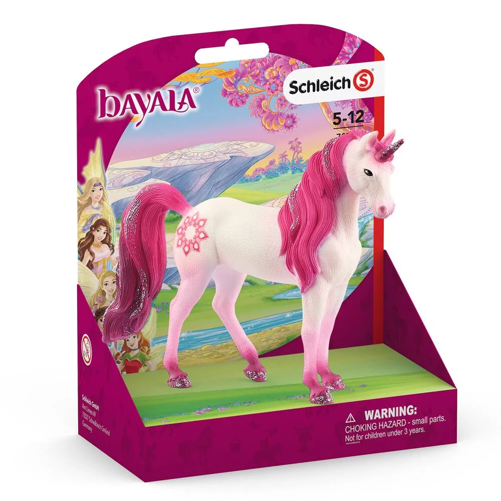 FIGURINE LICORNE MANDALA JUMENT