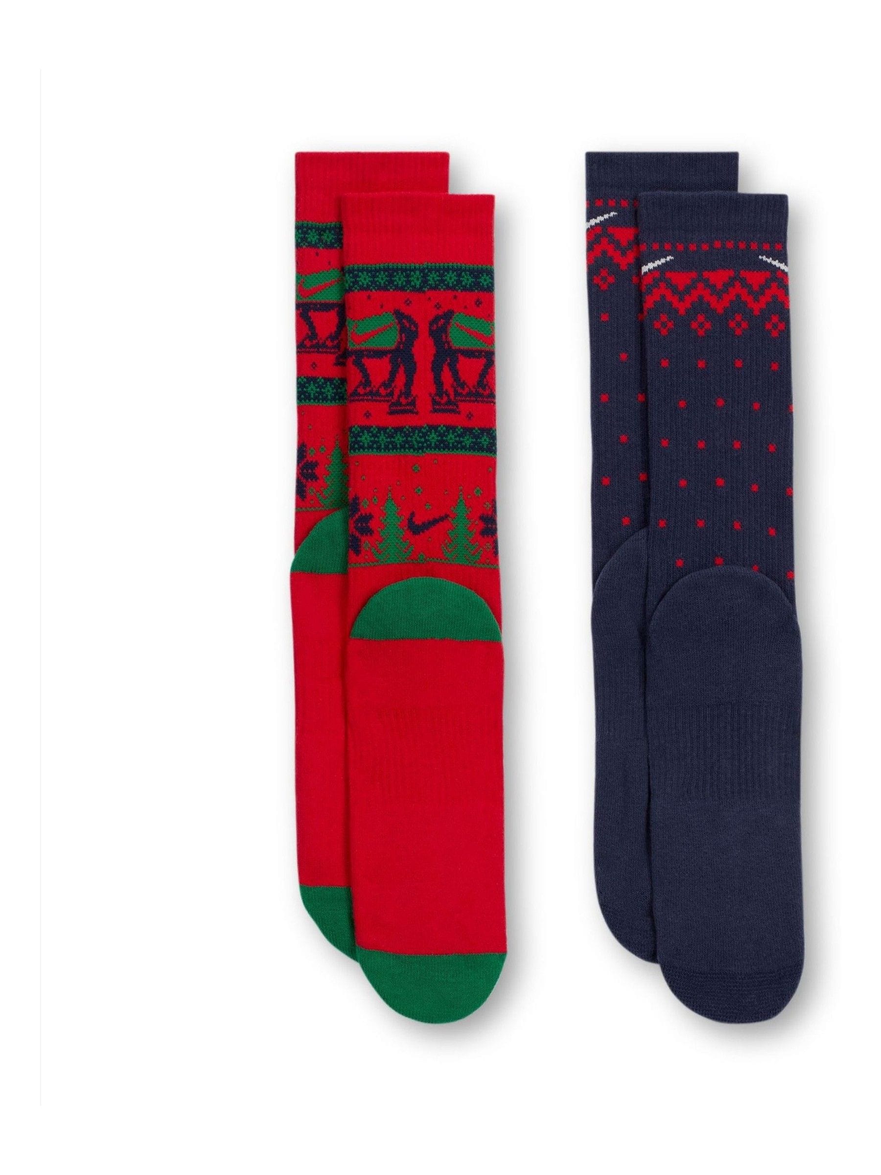 Natuurlijk - Nike Fairisle Crew Socks 2 Pack