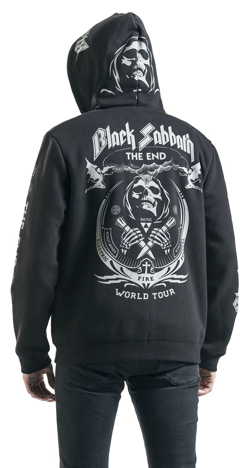 The End - Grim Reaper | Black Sabbath Sweat-shirt zippé à capuche