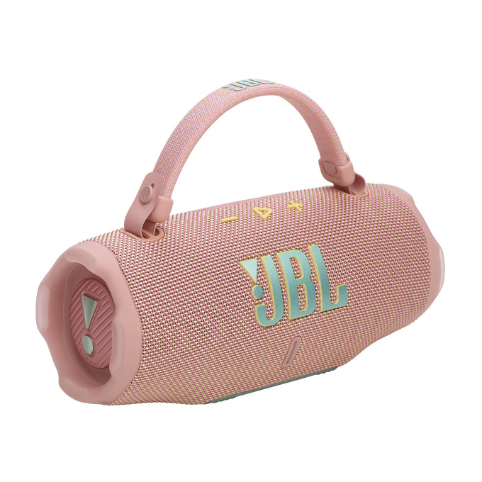Charge 6 Wireless Stereo Bluetooth 5.4 Lautsprecher mit integrierter Powerbank Wasserdicht IP68 (JBLCHARGE6PINK) - Pink