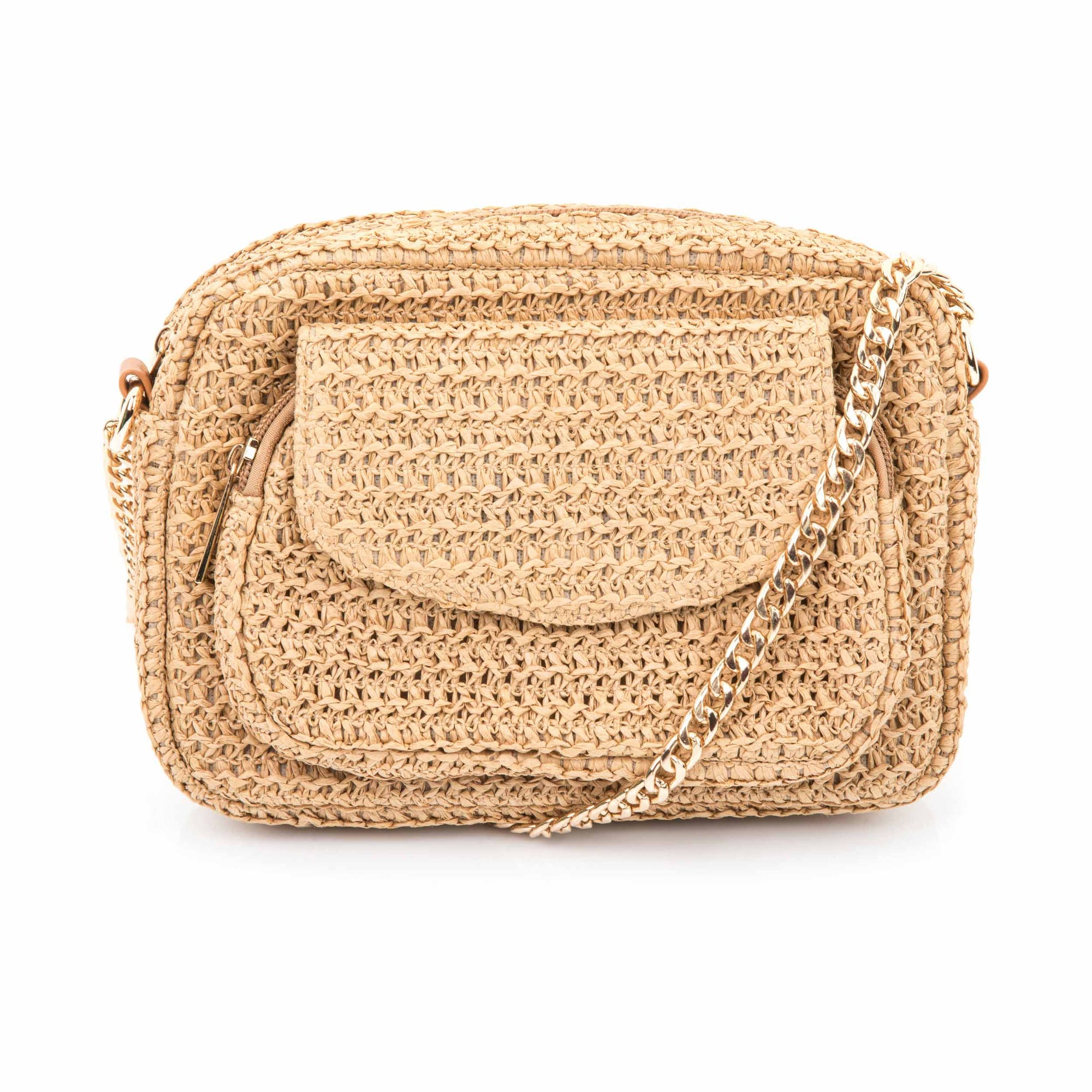 Sac bandoulière beige