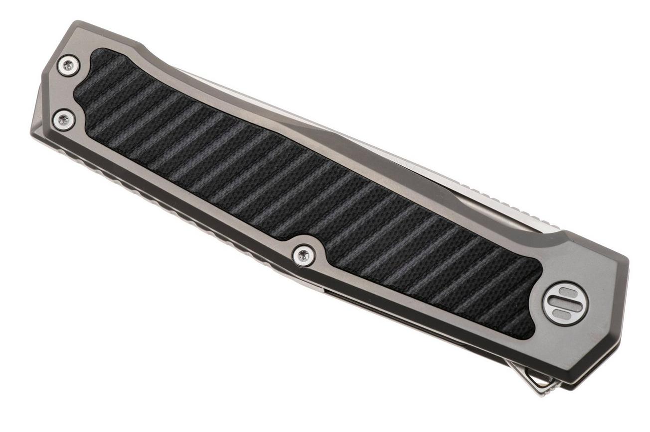 Real Steel Rokot Premium 7645B Satin S35VN, Titanium Black G10 Inlay, zakmes